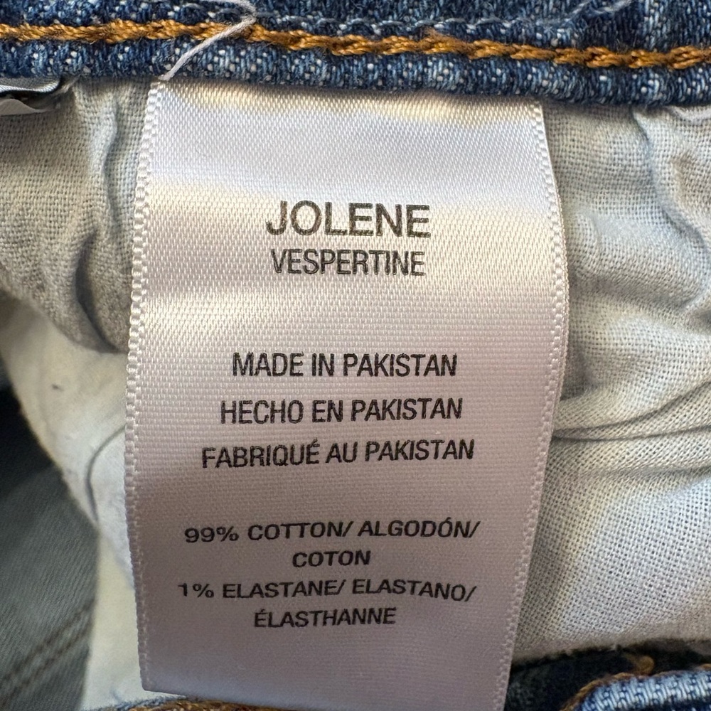 Hudson Jolene Wide Leg Crop Jeans In Vespertine Women’s Size 28 - Picture 9 of 11